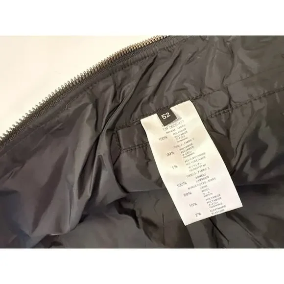 Givenchy Plaid Down Quilted Vest Full-Zip Pockets Black/Multicolor Mens Size 52 - Picture 12 of 16